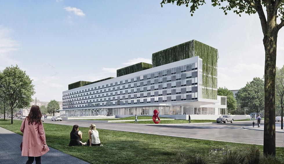 Przebudowa dawnego hotelu Cracovia – projekt dyplomowy